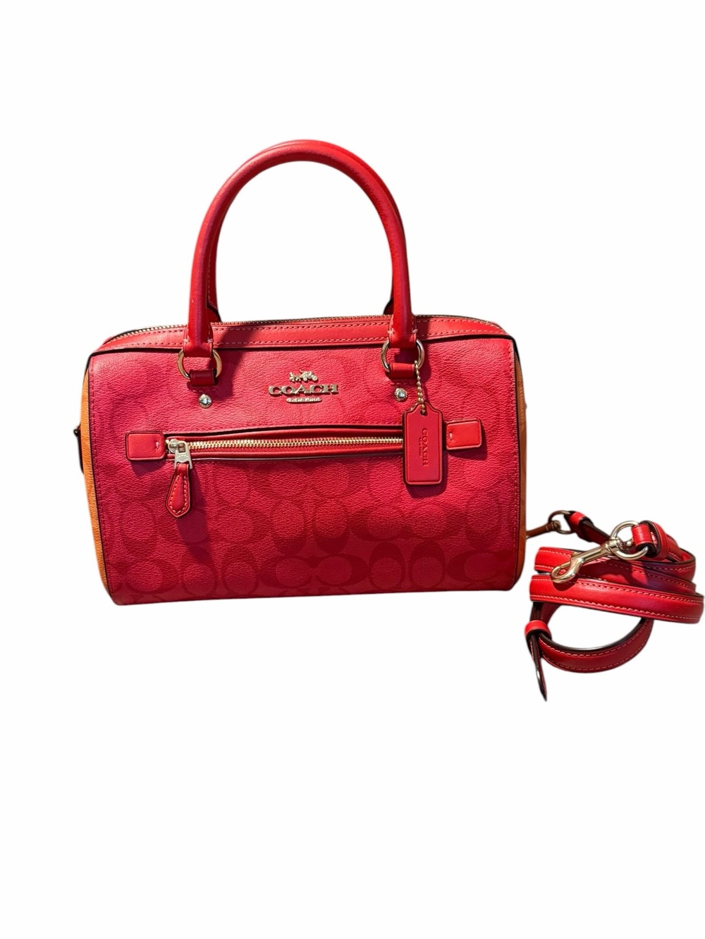 Coach Rowan Satchel In Colorblock